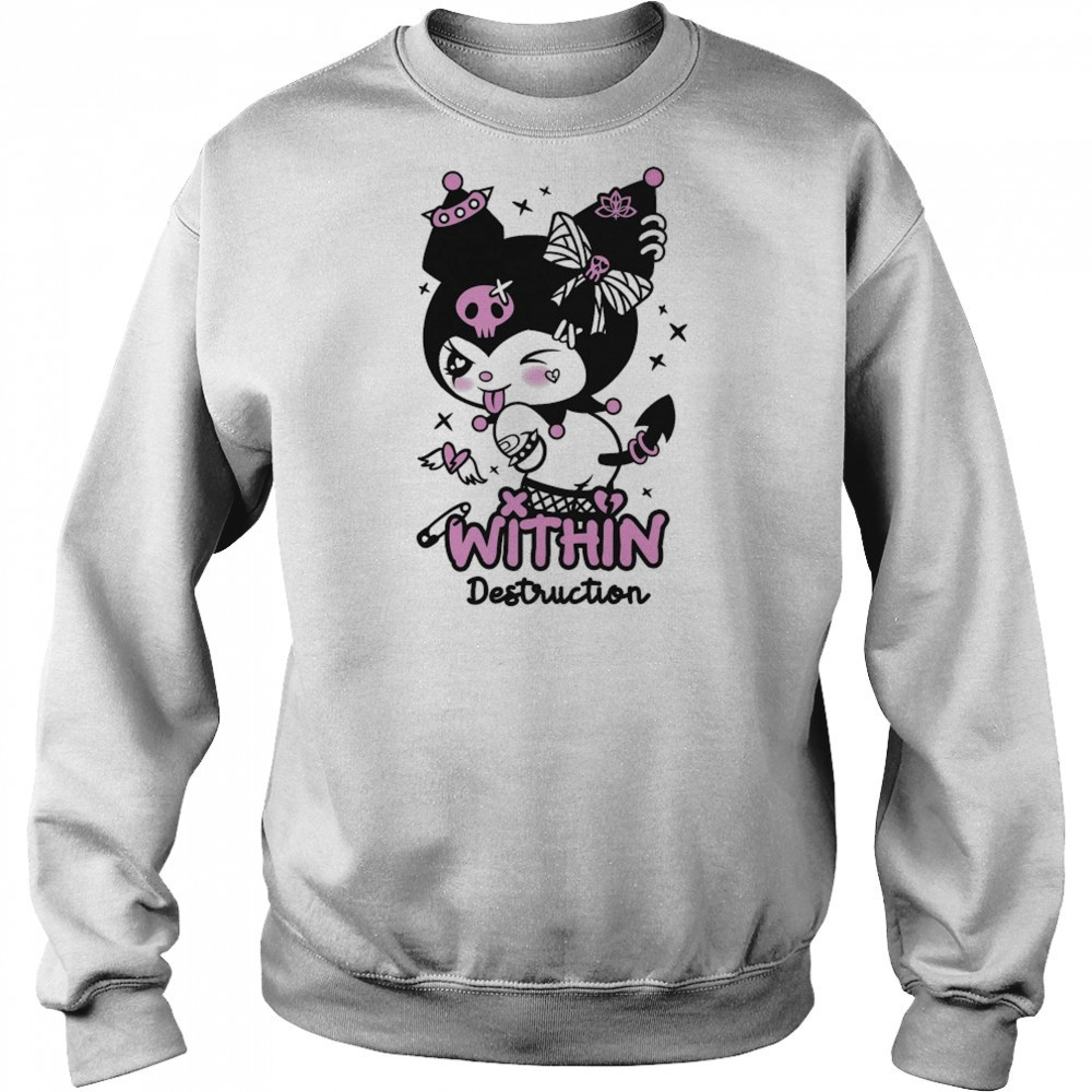 Within Destruction Devil Kitty Kuromi T-shirt Hoodie