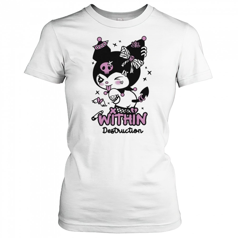 Within Destruction Devil Kitty Kuromi T-shirt Women's T-shirt