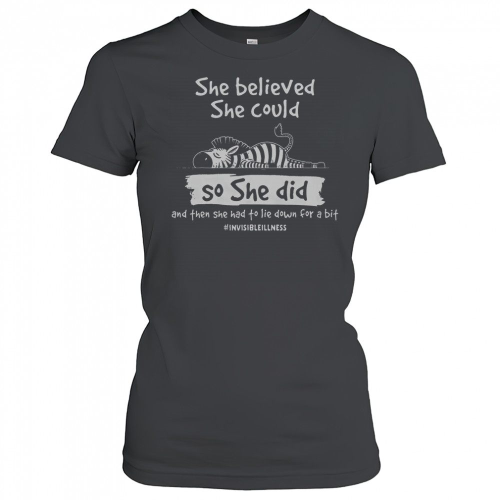 Eds Warrior She Had To Lie Down For A Bit Invisible Illness T-Shirt Women's T-shirt