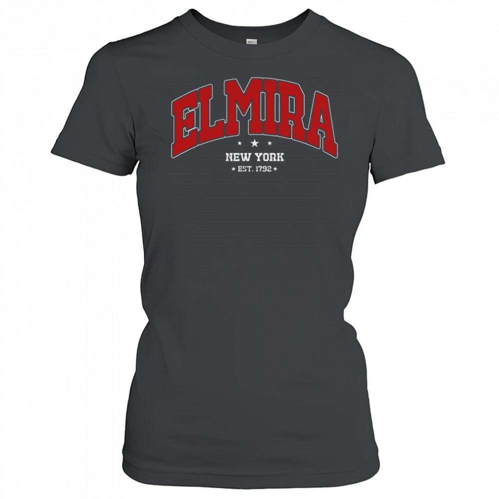 Elmira New York NY Souvenir College T-Shirt Women's T-shirt