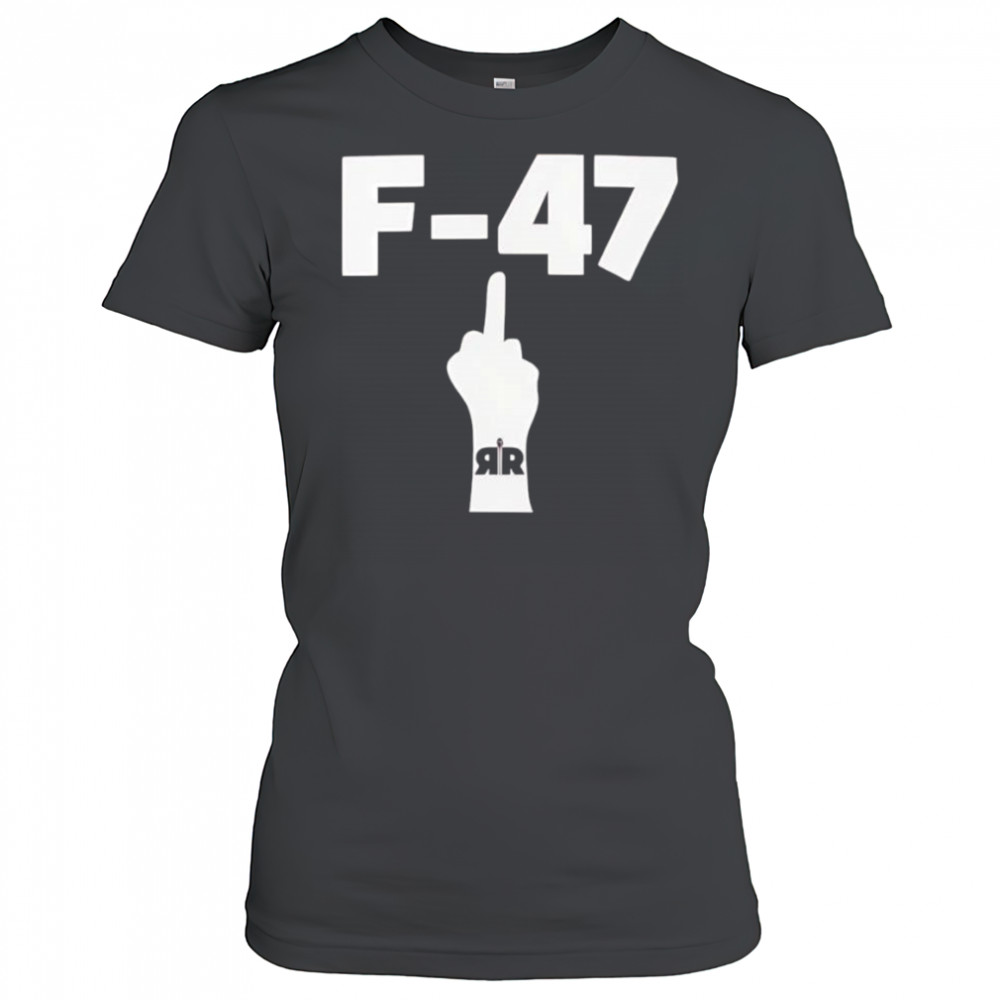F-47 middle finger shirt Women's T-shirt