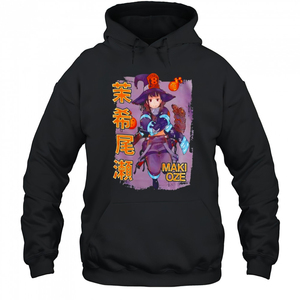 Fire Force Maki Oze shirt Hoodie