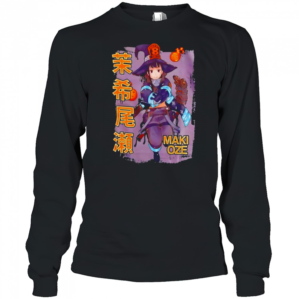 Fire Force Maki Oze shirt Long Sleeved
