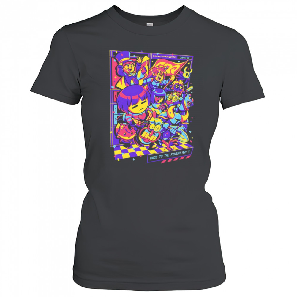 GDQ Race to the Finish shirt Women's T-shirt