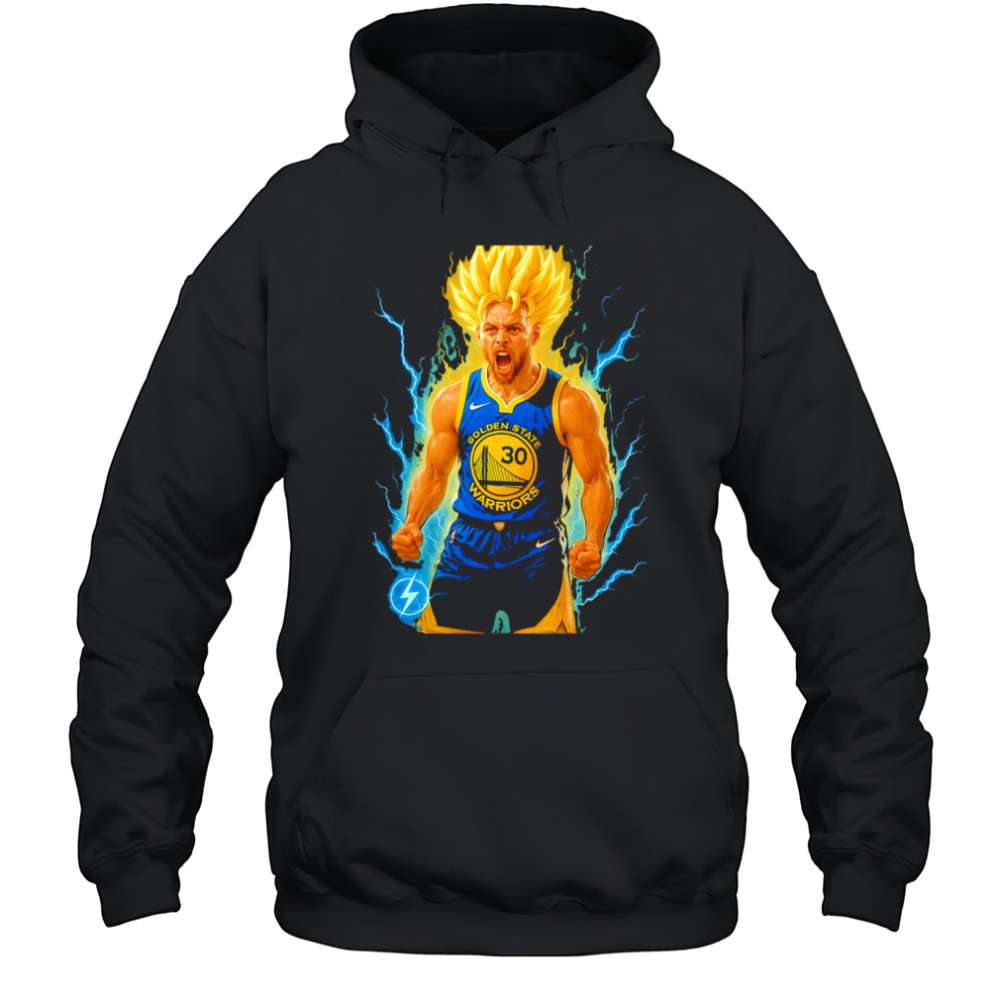 Goku x Stephen Curry scream shirt Hoodie