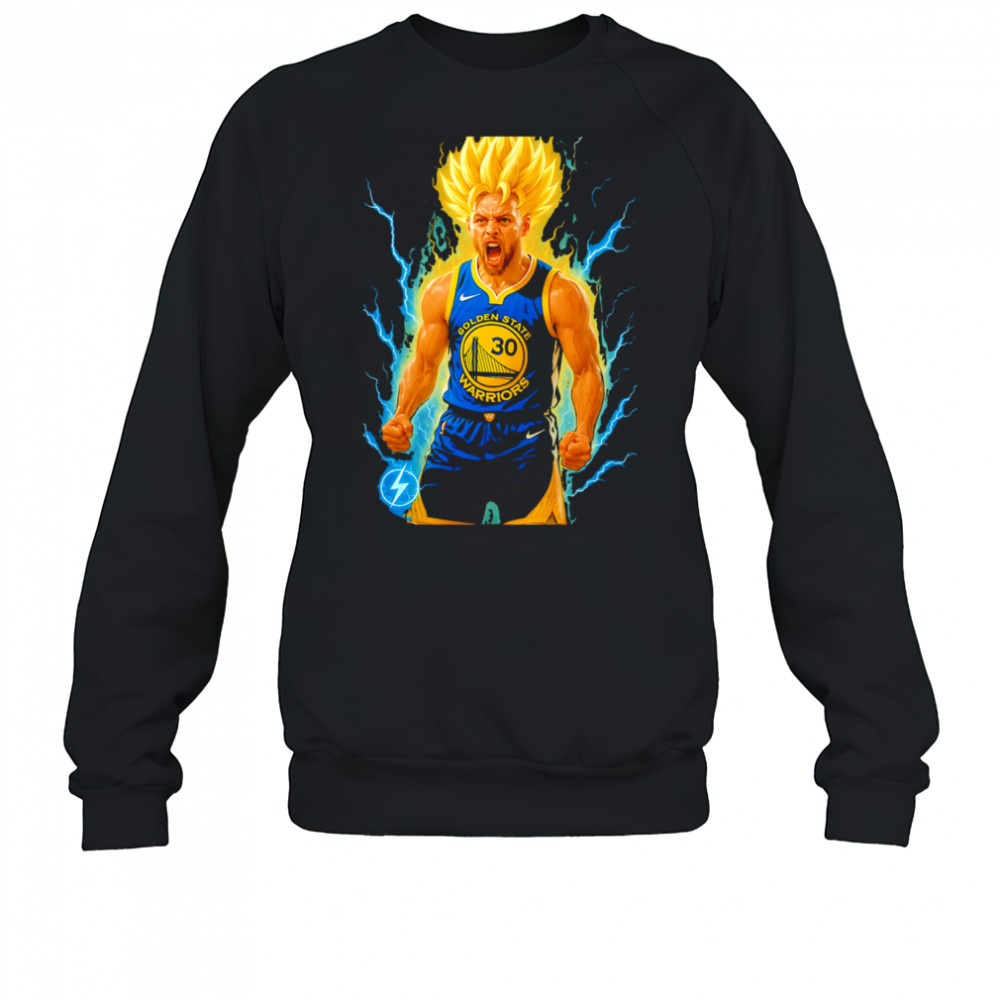 Goku x Stephen Curry scream shirt Sweatshirt