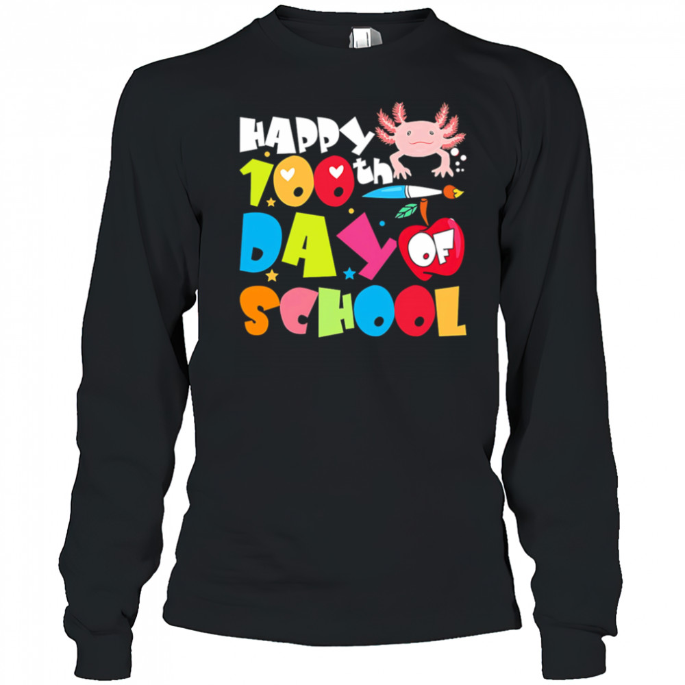 Happy 100 day school shirt Long Sleeved