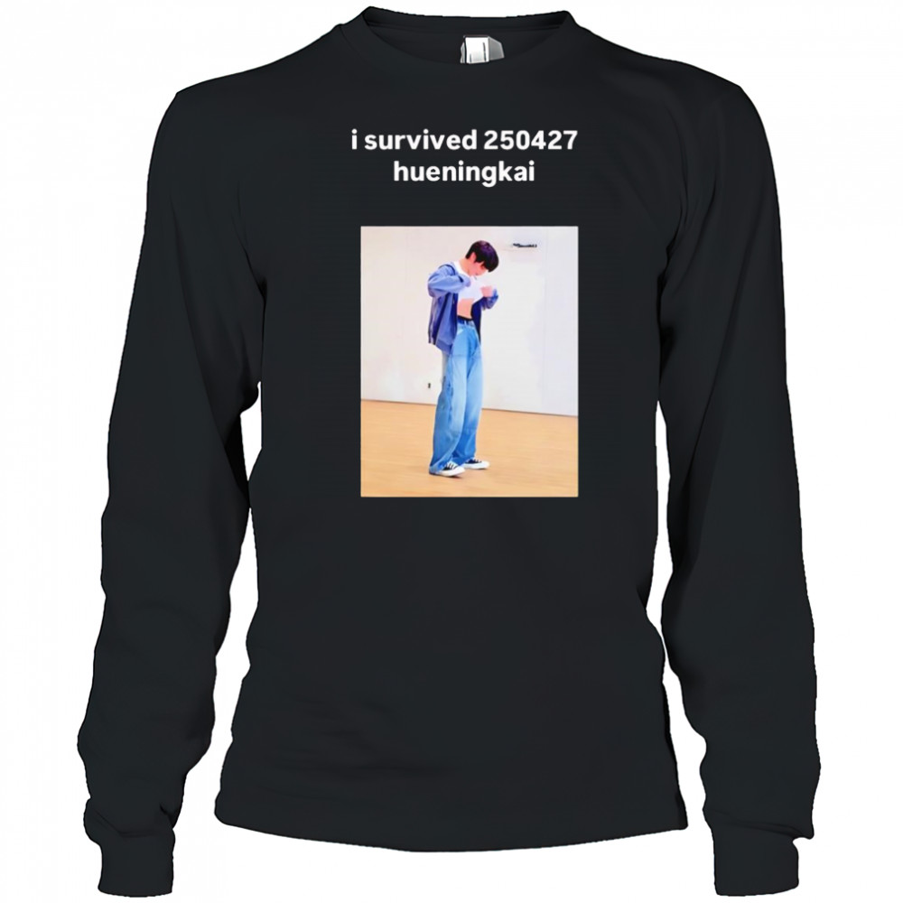 I survived 250427 hueningkai shirt Long Sleeved