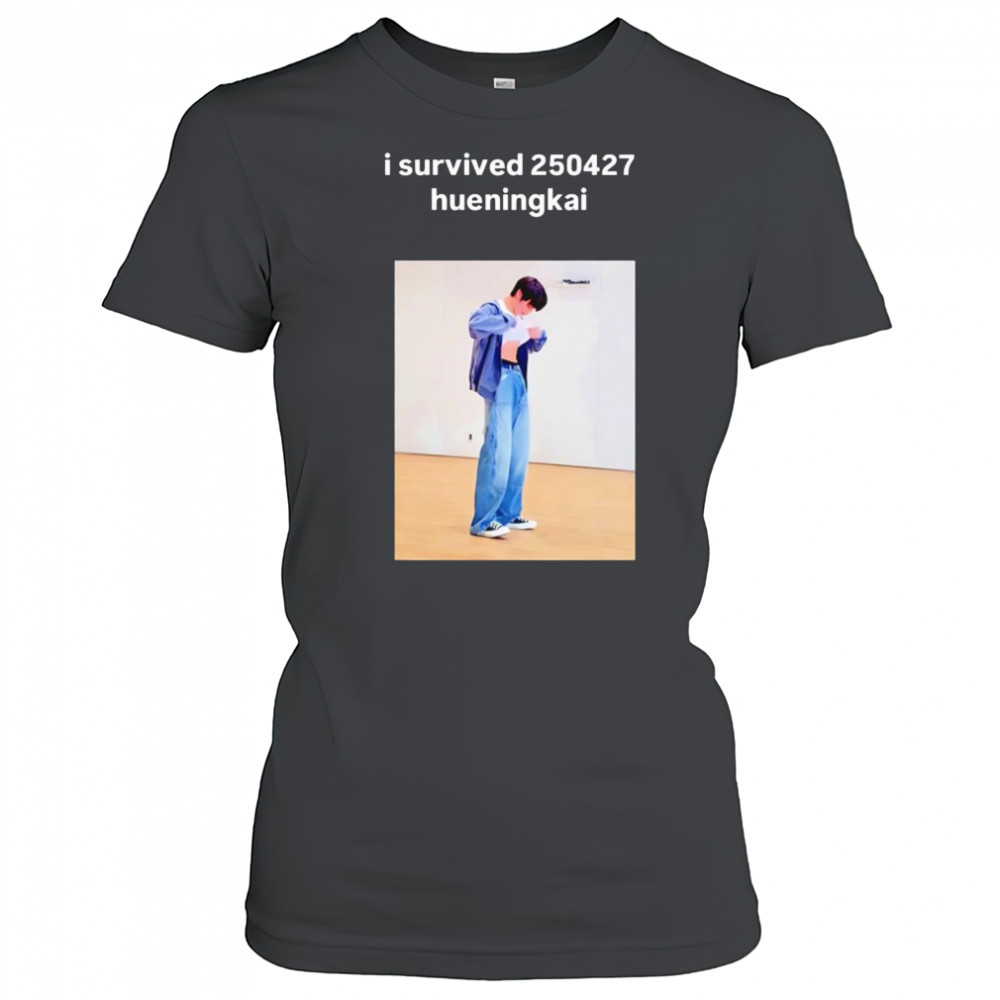 I survived 250427 hueningkai shirt Women's T-shirt