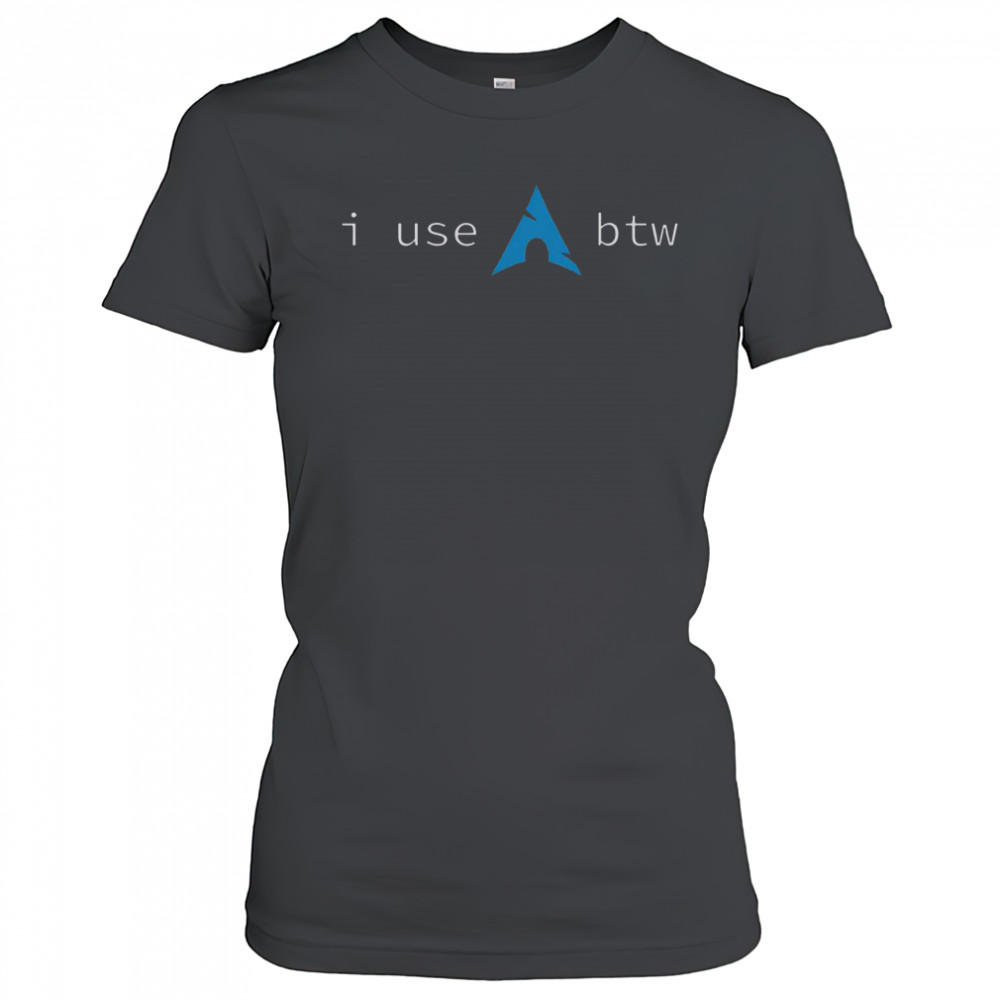I Use Arch Btw Meme T-Shirt Women's T-shirt