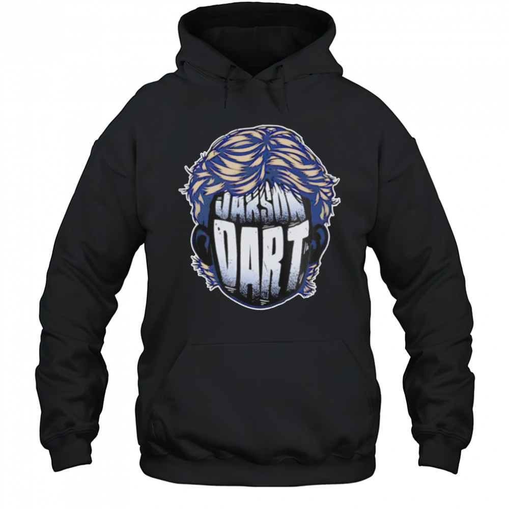 Jaxson Dart New York G Silhouette big face shirt Hoodie