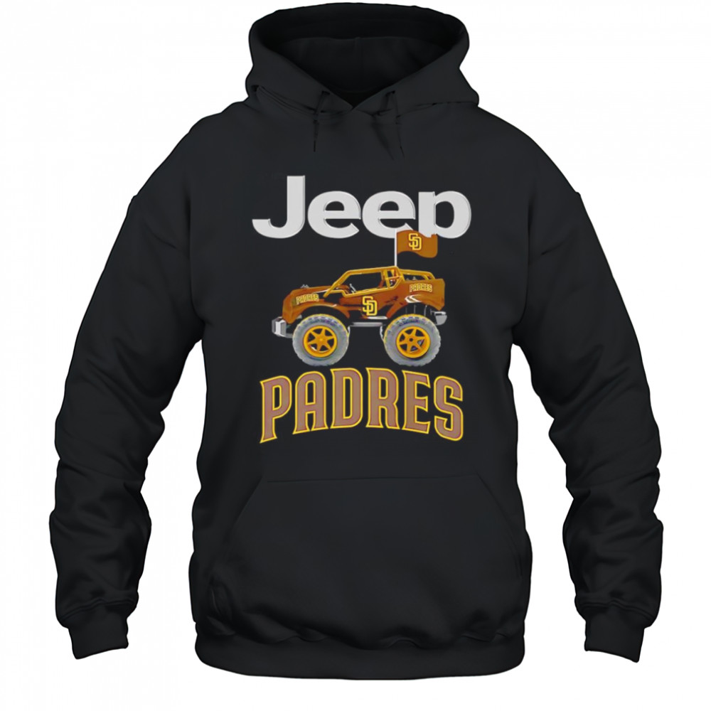 Jeep car San Diego Padres shirt Hoodie