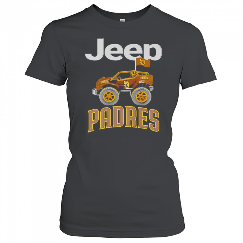 Jeep car San Diego Padres shirt Women's T-shirt