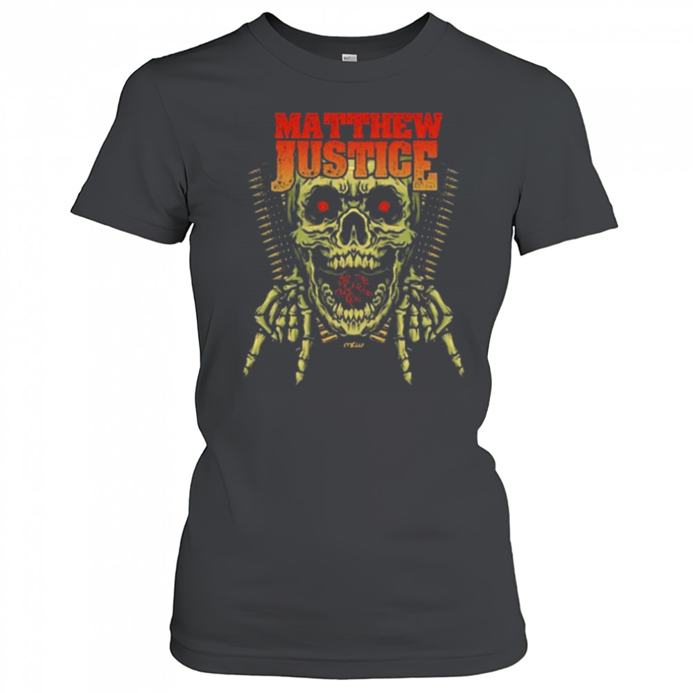 Matthew Justice Skull Ride MLW t-shirt Women's T-shirt