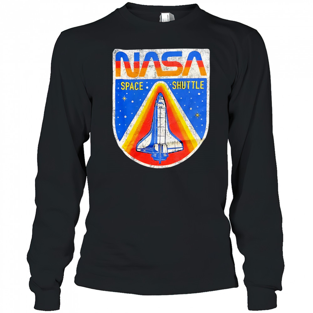 Nasa Space Shuttle logo shirt Long Sleeved