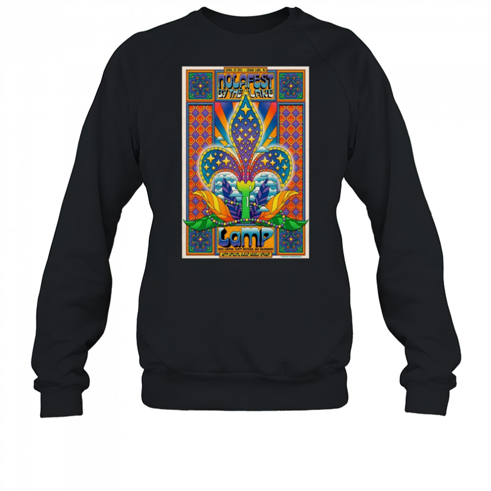 NOLA Fest Cedar Lake NJ April 26 2025 NJ Russ Lawton Scott Metzger Ray Paczkowski t-shirt Sweatshirt