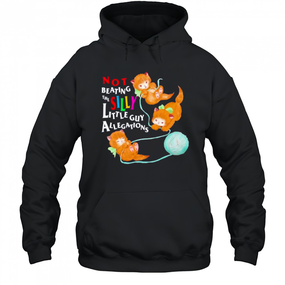 Not beating the silly little guy allegations shirt Hoodie