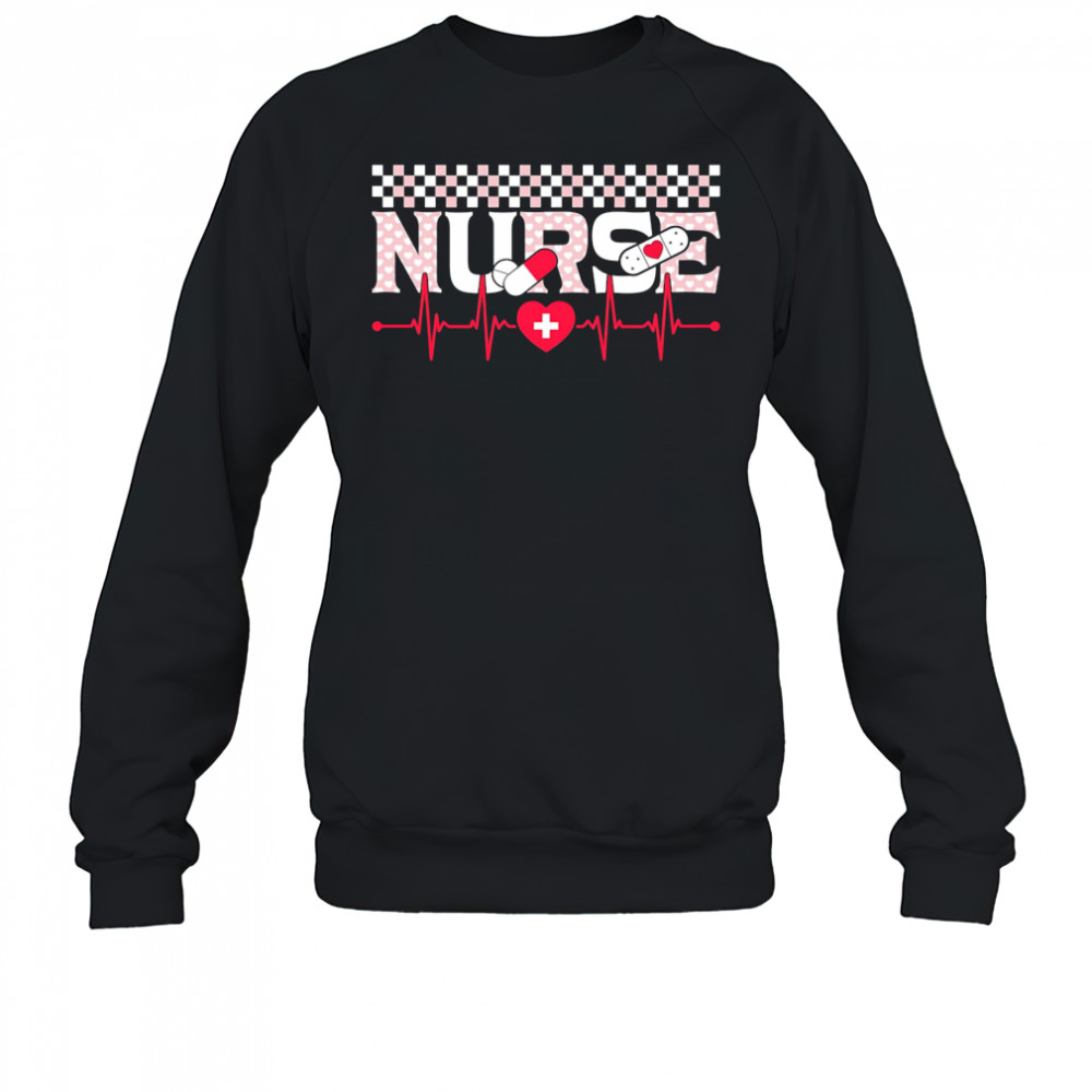 Nurse heart rate tablet shirt Sweatshirt