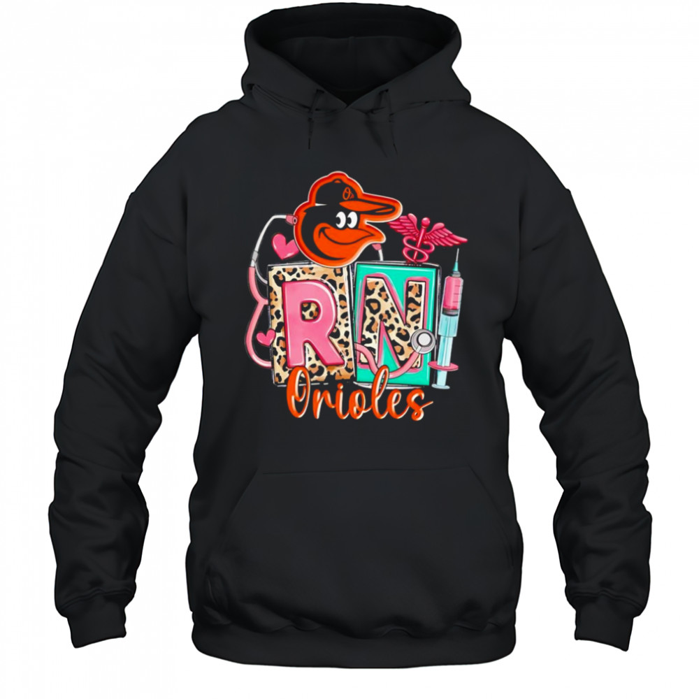 Nurse RN Baltimore Orioles shirt Hoodie