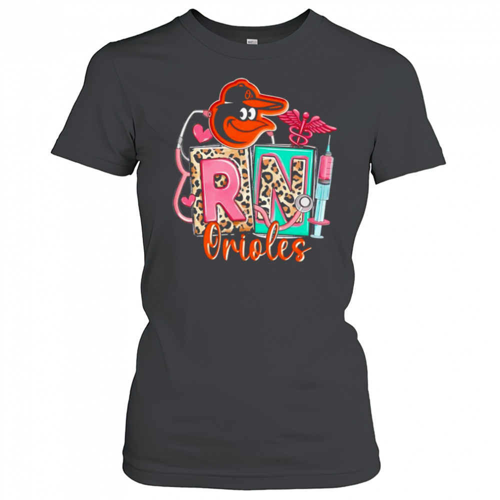 Nurse RN Baltimore Orioles shirt Women's T-shirt