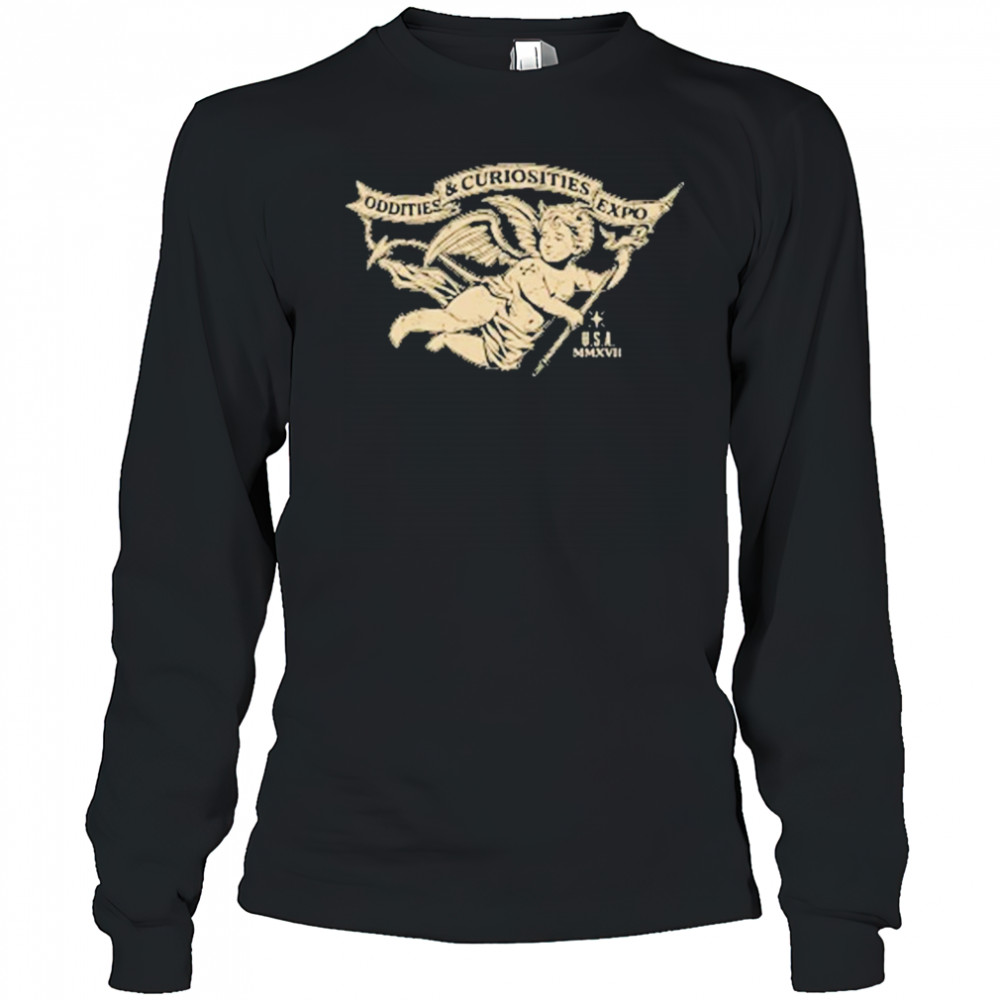 Oddities And Curiosities Angel USA T-shirt Long Sleeved