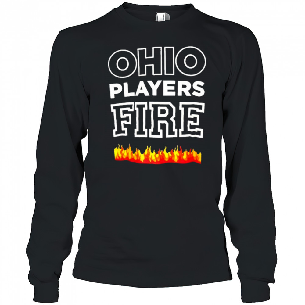 Ohio Players Fire Flames T-shirt Long Sleeved