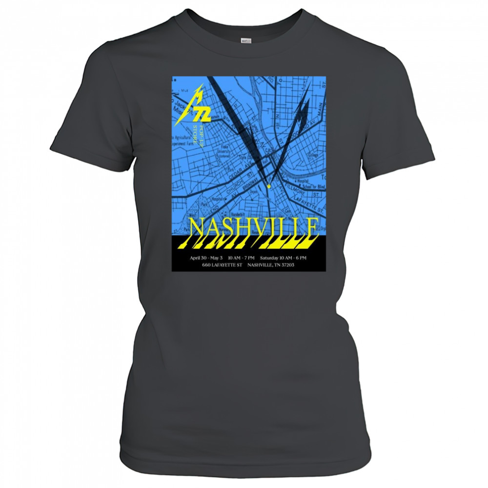 Poster Nashville April 30 – May 3 660 Lafayette ST Saturday 10 Nashville TN t-shirt Women's T-shirt