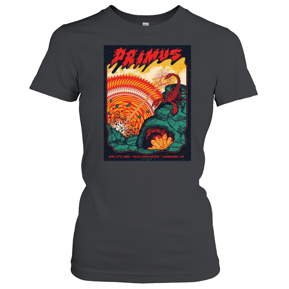 Primus April 27th 2025 In Albuquerque NM Isleta Amphitheater Poster Graphic t-shirt Women's T-shirt