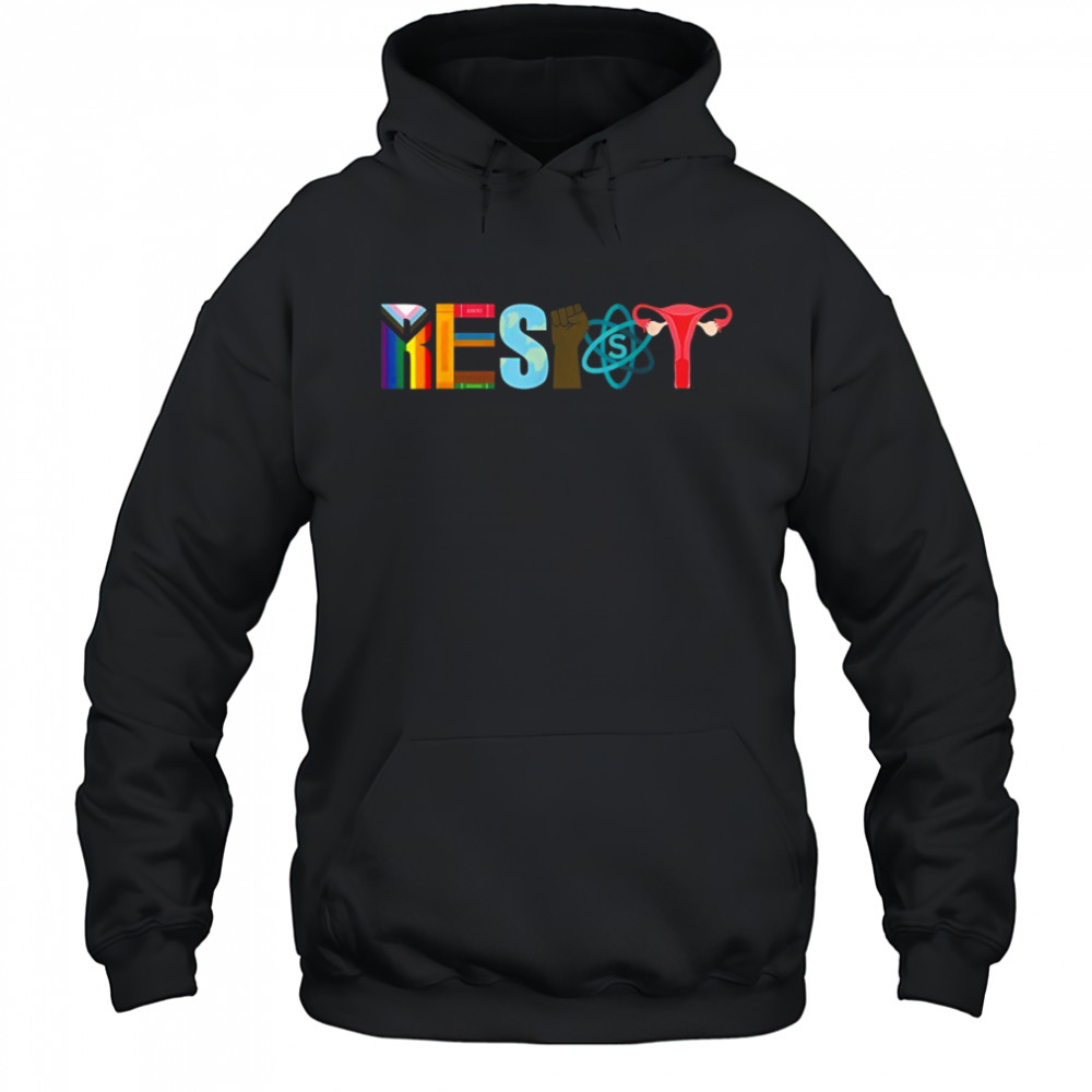 Resist Uterus Pride T-shirt Hoodie