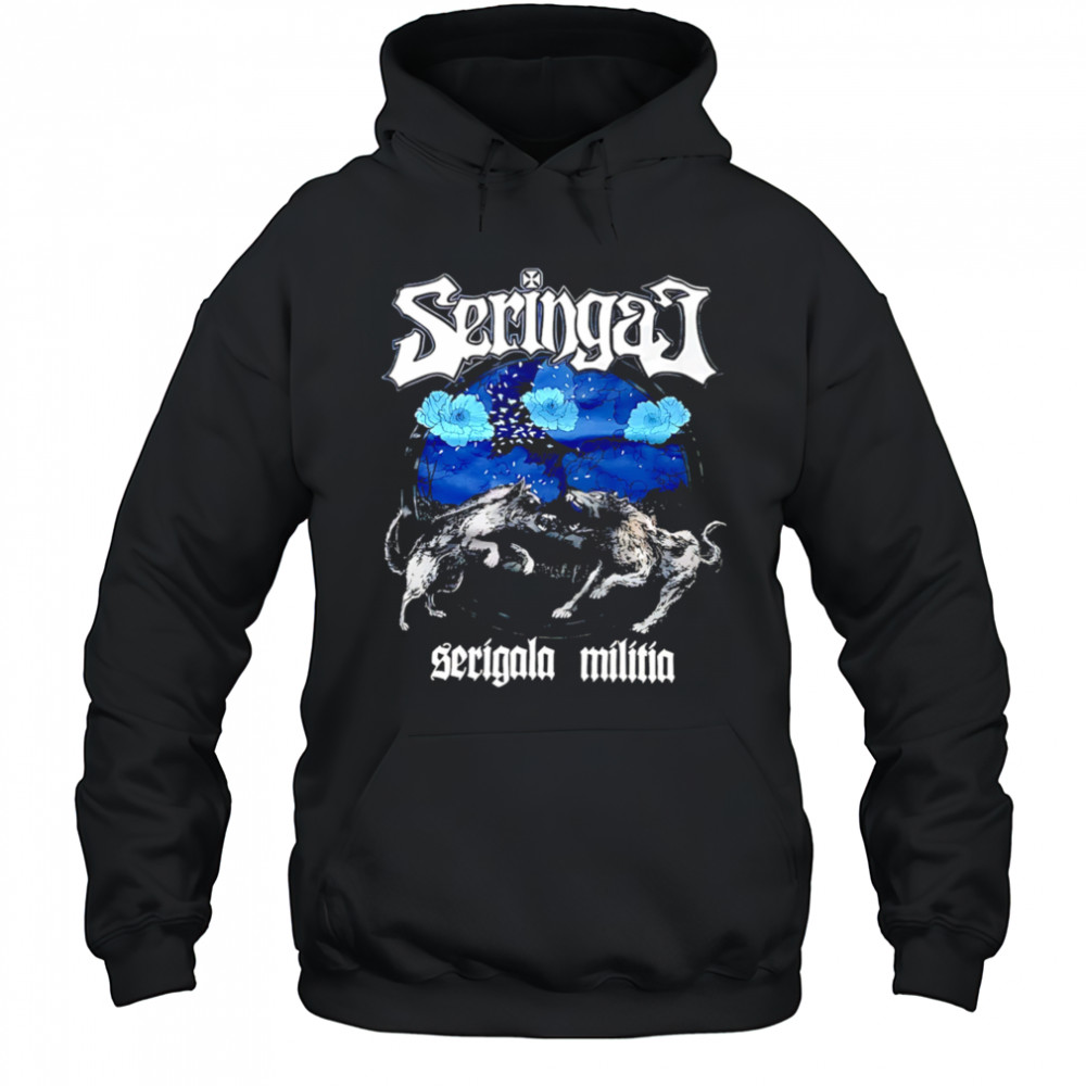 Seringai Wolf Fight serigala militia shirt Hoodie