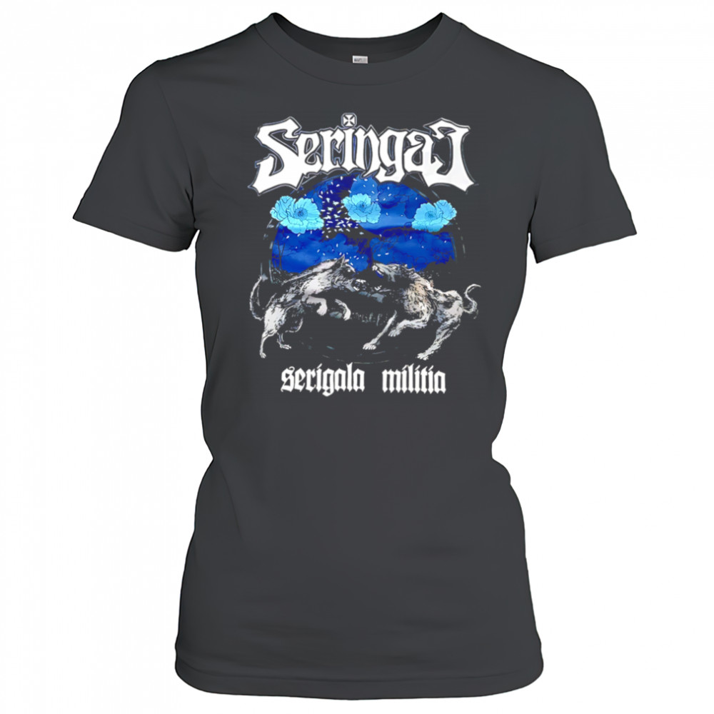 Seringai Wolf Fight serigala militia shirt Women's T-shirt