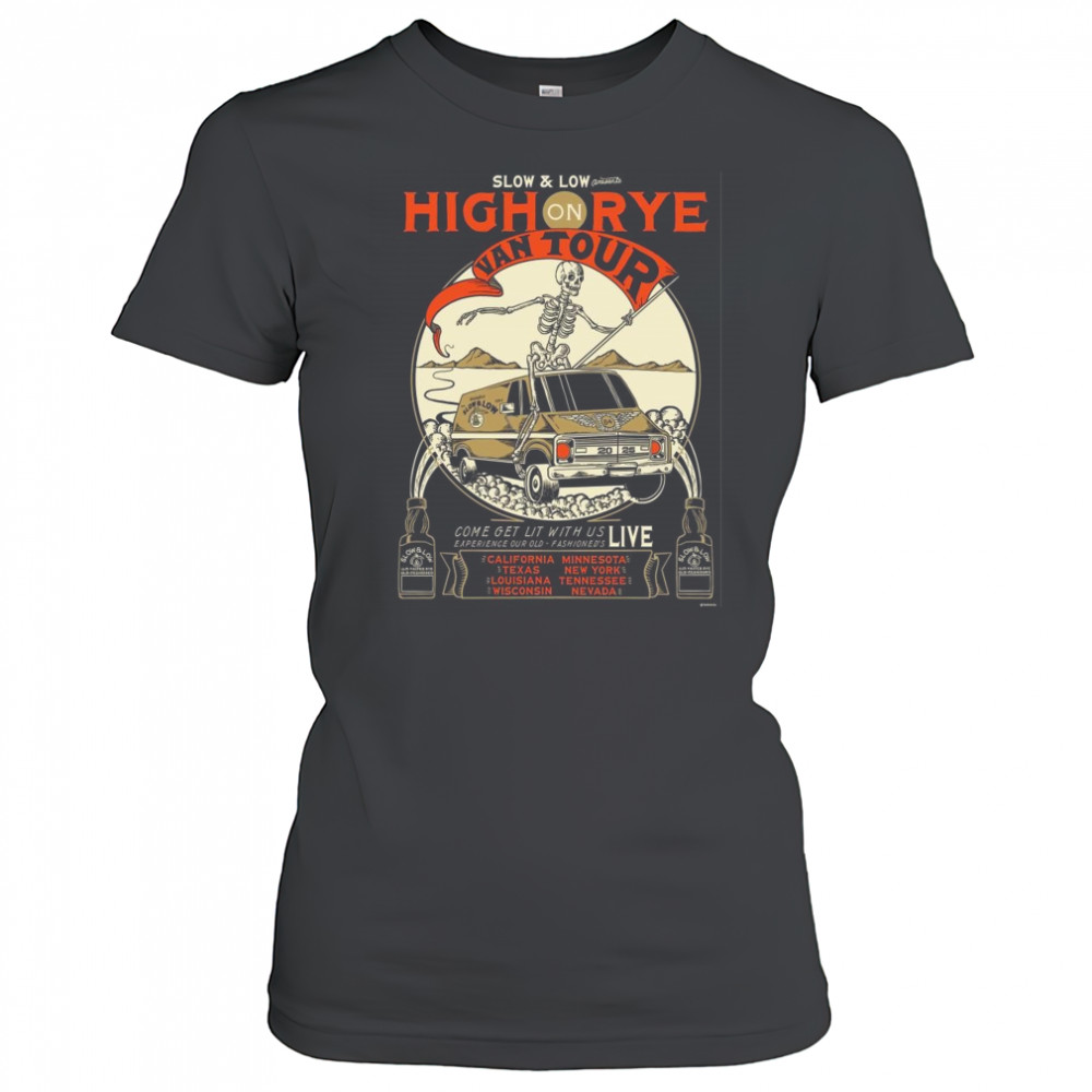 Slow And Low High On Rye Van 2025 Tour Shirt Women's T-shirt