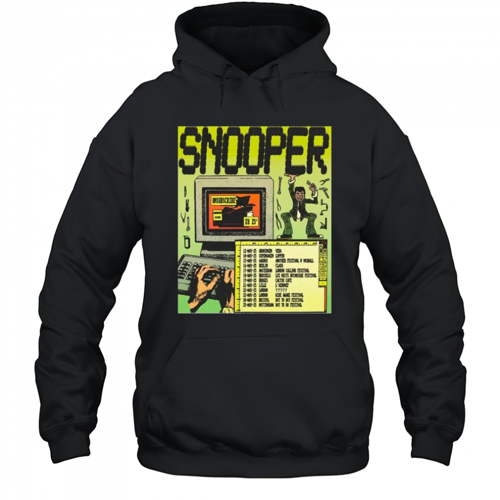 Snooper EU 2025 Tour Shirt Hoodie
