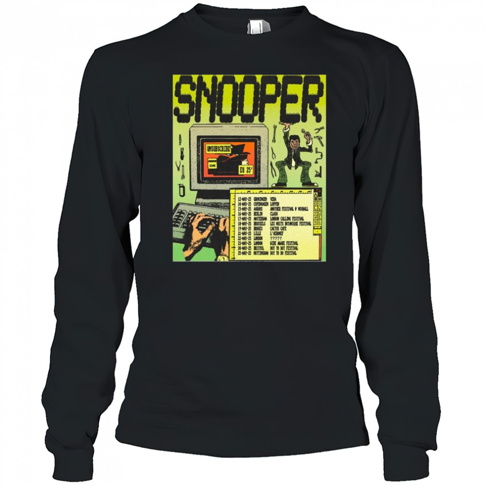 Snooper EU 2025 Tour Shirt Long Sleeved
