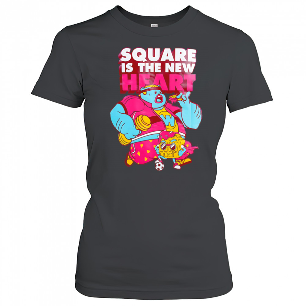 Square is the new heart shirt Women's T-shirt
