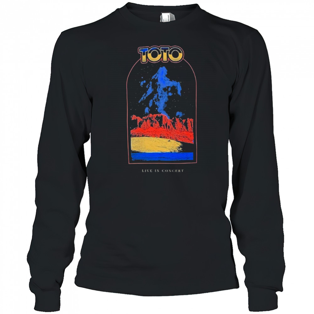 Toto Live In Concert Mountains T-shirt Long Sleeved
