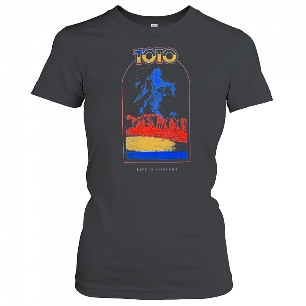 Toto Live In Concert Mountains T-shirt Women's T-shirt