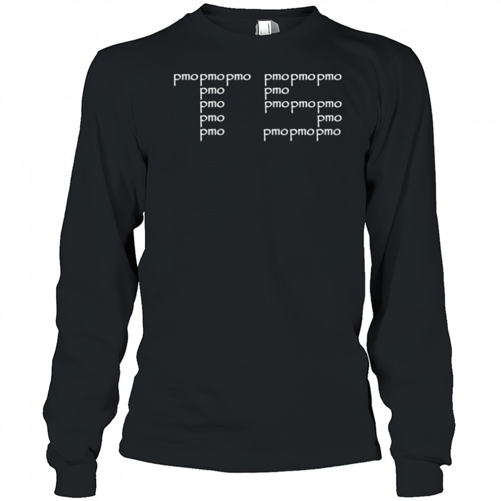 TS PMO Repeating T-Shirt Long Sleeved