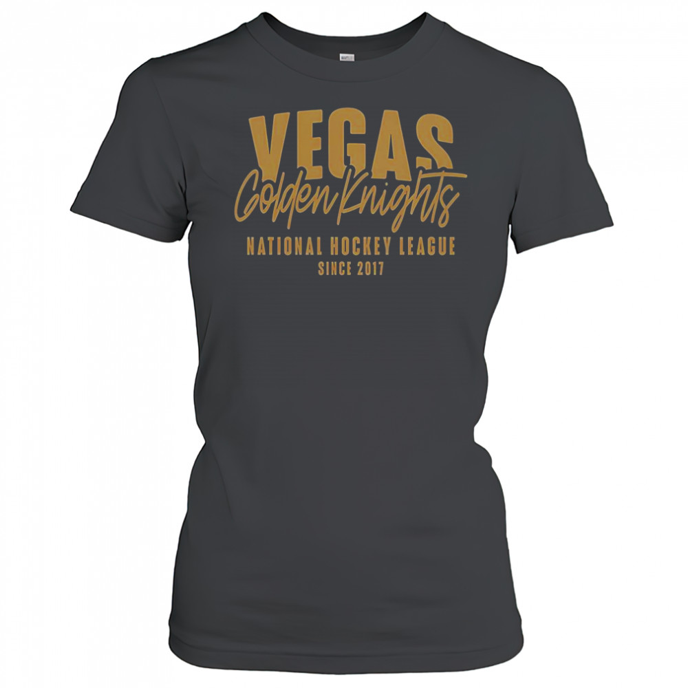 Vegas Golden Knights National Hockey League Since 2017 T-Shirt Women's T-shirt