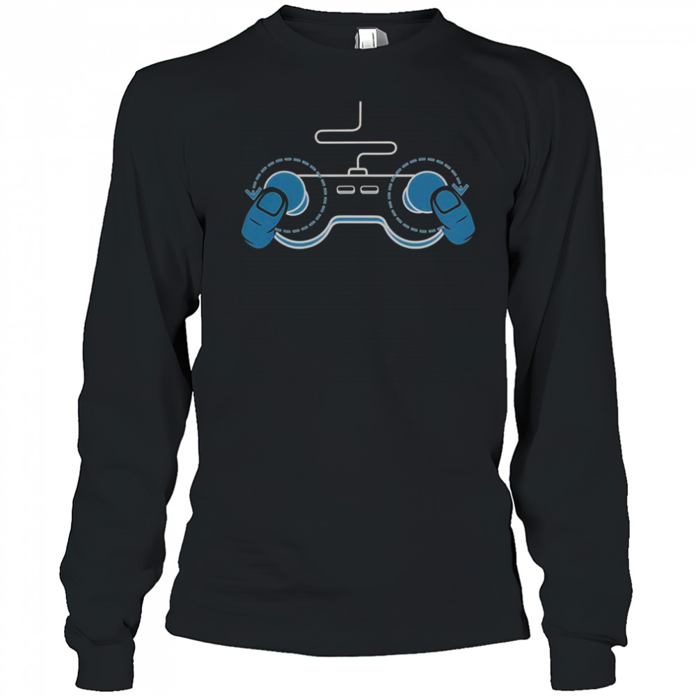 Video Game Controller Boobs Gamer T-Shirt Long Sleeved