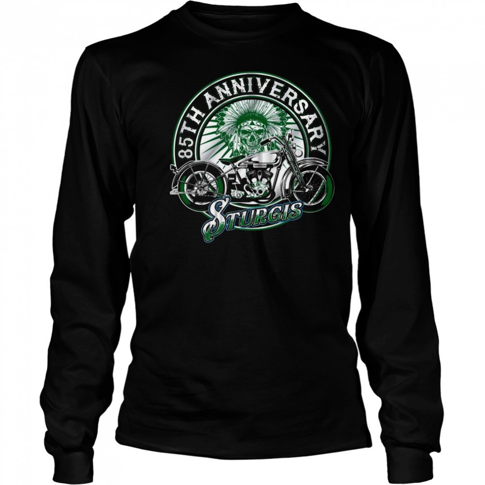 2025 85th Annual Sturgis Motorcycle Rally Leprechaun Shirt Long Sleeved