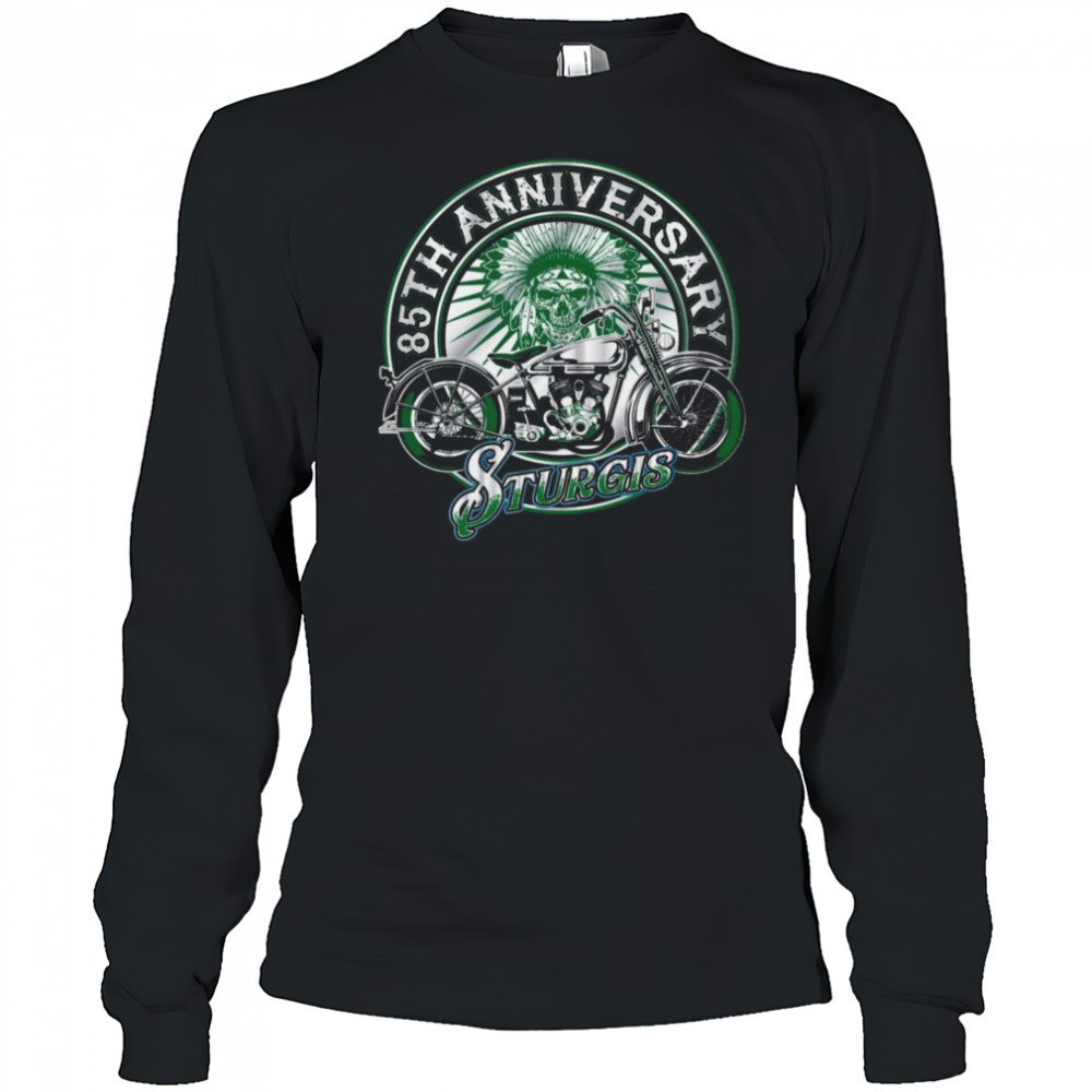 2025 85th Annual Sturgis Motorcycle Rally Leprechaun Shirt Long Sleeved