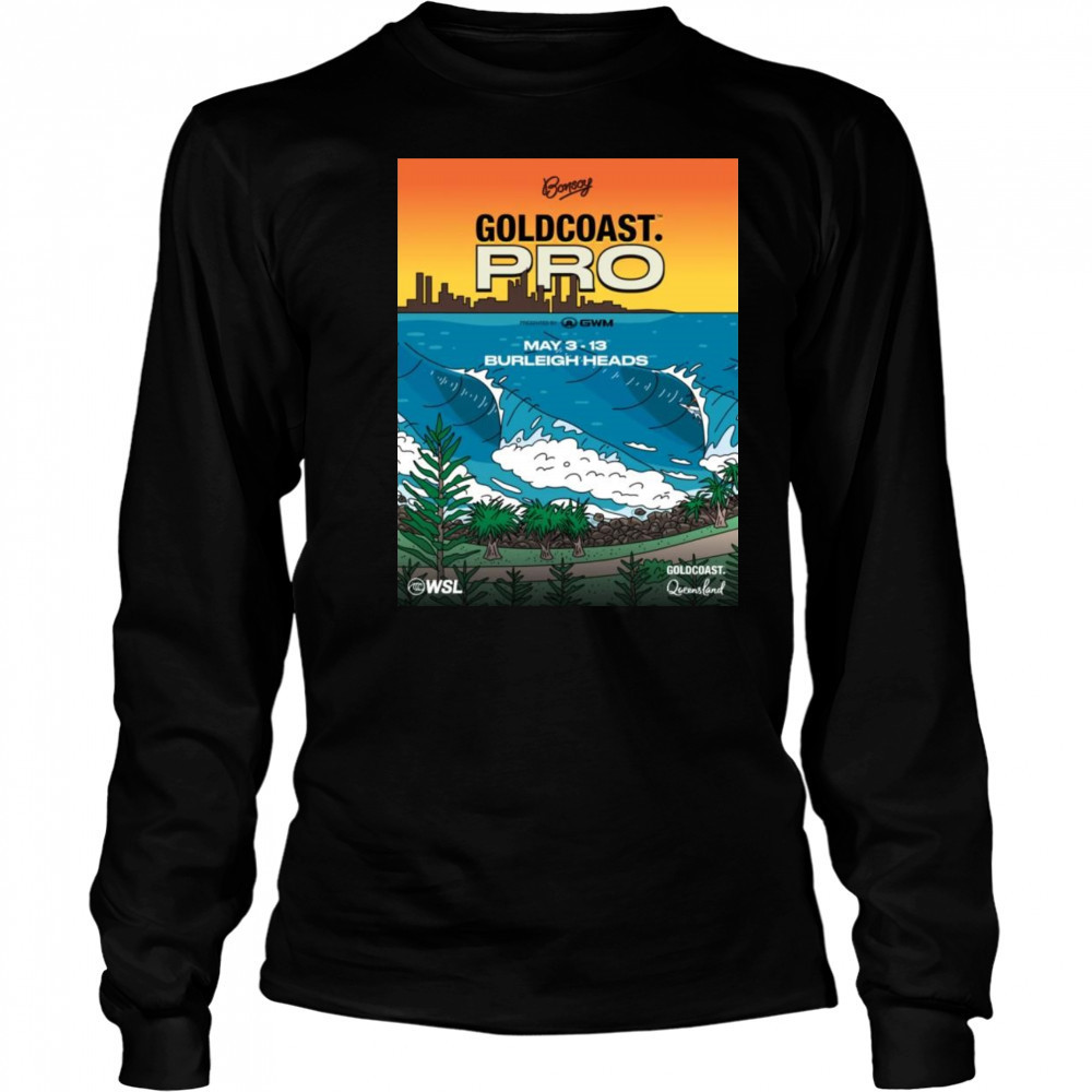 2025 Bonsoy Gold Coast Pro May 3-13 Burleigh Heads Shirt Long Sleeved