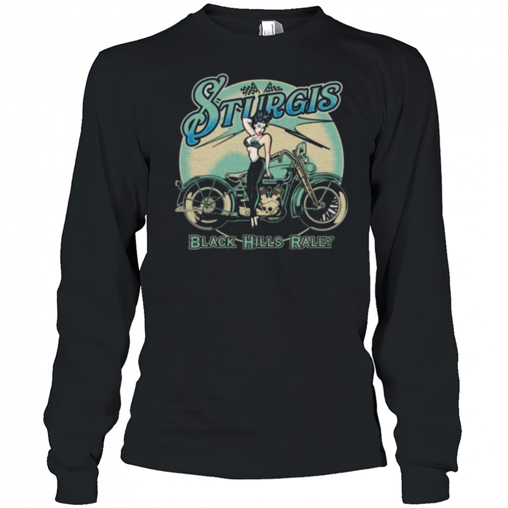 85th Sturgis Rally 2025 Pinup Girl Shirt Long Sleeved