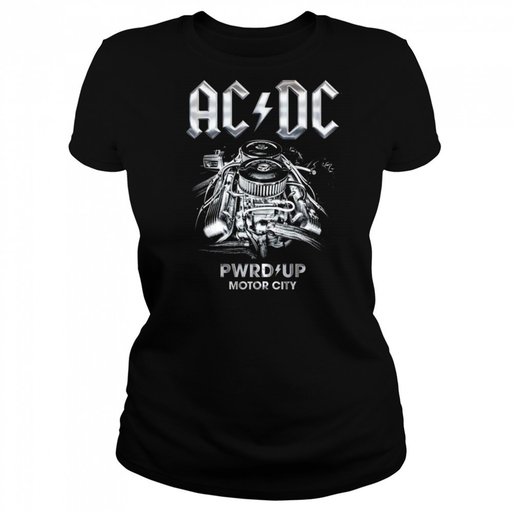 ACDC Detroit PWR UP Motor City Tour 2025 Shirt Women's T-shirt