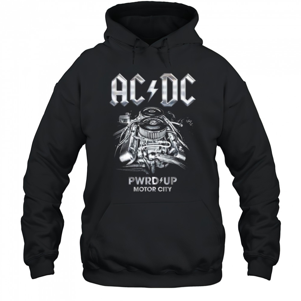 ACDC Detroit PWR UP Motor City Tour 2025 Shirt Hoodie