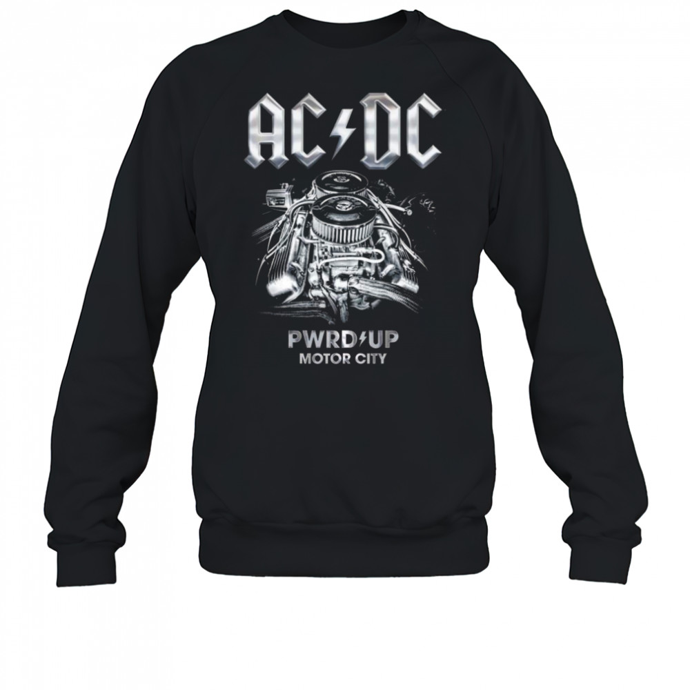 ACDC Detroit PWR UP Motor City Tour 2025 Shirt Sweatshirt