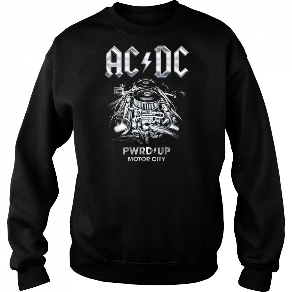 ACDC Detroit PWR UP Motor City Tour 2025 Shirt Hoodie