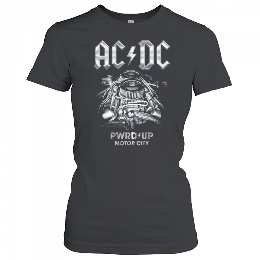ACDC Detroit PWR UP Motor City Tour 2025 Shirt Women's T-shirt
