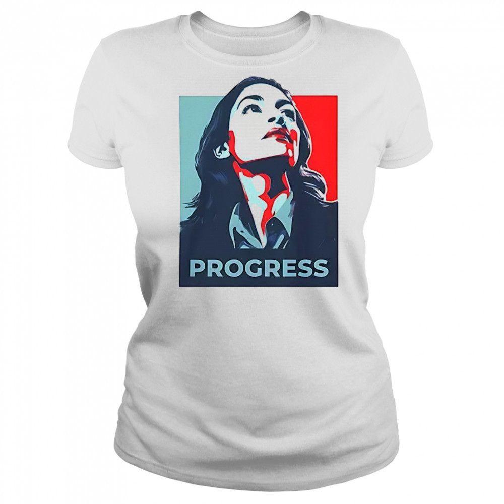 Alexandria Ocasio-Cortez progress shirt Women's T-shirt